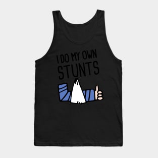 Stunts - Funny Broken Arm Get Well Soon Gift Tank Top